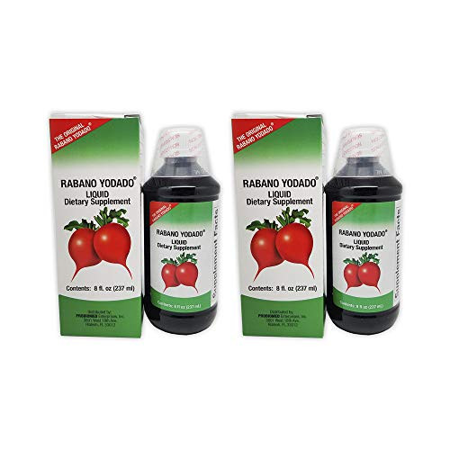 Rabano Yodado 8 Oz_ Jarabe - Syrup 2-PACK