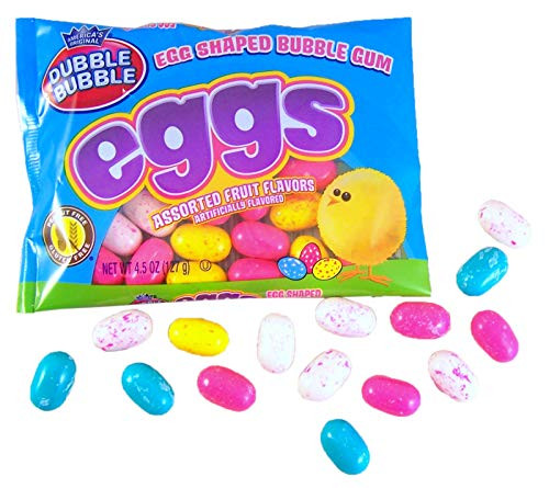 Dubble Bubble Egg Shaped Bubble Gum 4_5 Ounce Pack of 2