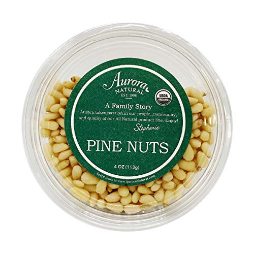 Aurora Natural Products Organic Pine Nuts 4 Ounce