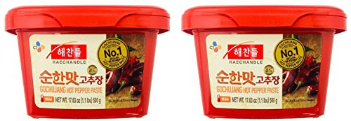 CJ Haechandle Gochujang Hot Pepper Paste Gochujang Mild ??? 1_1 lb x 2 CJ Haechandle Gochujang Hot Pepper Paste Gochujang Mild ??? 1_1 lb x 2