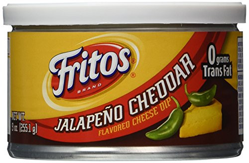 Fritos Cheese Dip Jalapeno Cheddar Flavor 9 Oz Can Pack of 3