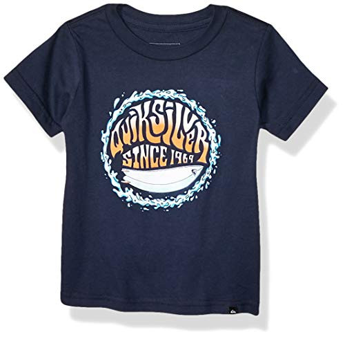 Quiksilver Little Waterways Short Sleeve Boys TEE Navy Blazer 6