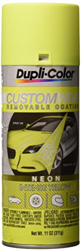 Dupli-Color ECWRC8610 Custom Wrap Neon Intense Yellow 11 Ounce Aerosol