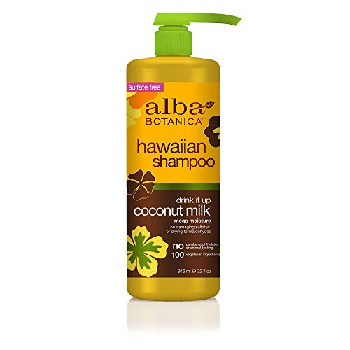 Alba Botanica Drink It Up Coconut Milk Hawaiian Shampoo, 32 oz.