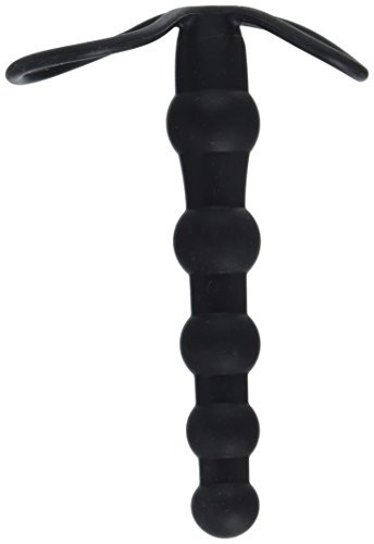 California Exotic Novelties Silicone Beaded Double Rider Black