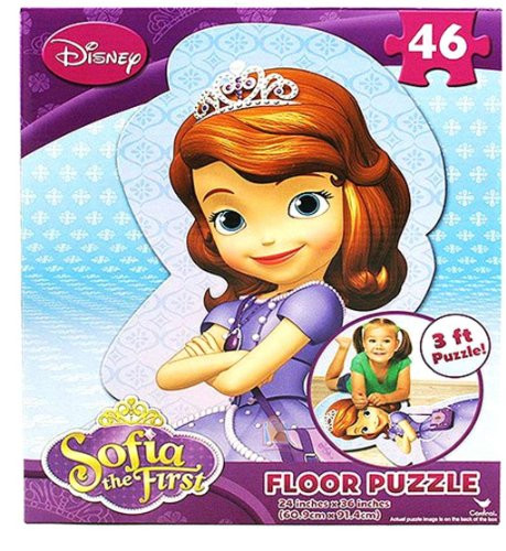 Disney Princess Sofia the First 46 Piece Shaped Floor Puzzle