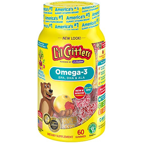 Lil Critters Omega-3 DHA 60 Count Pack of 2 Lil Critters Omega-3 DHA 60 Count Pack of 2