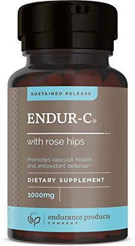 Endur-C - 1000mg Time Release Vitamin C Supplement for Optimal Absorption* - 150 Tablets - Ascorbic Acid with Rose Hips - Endurance Products Company