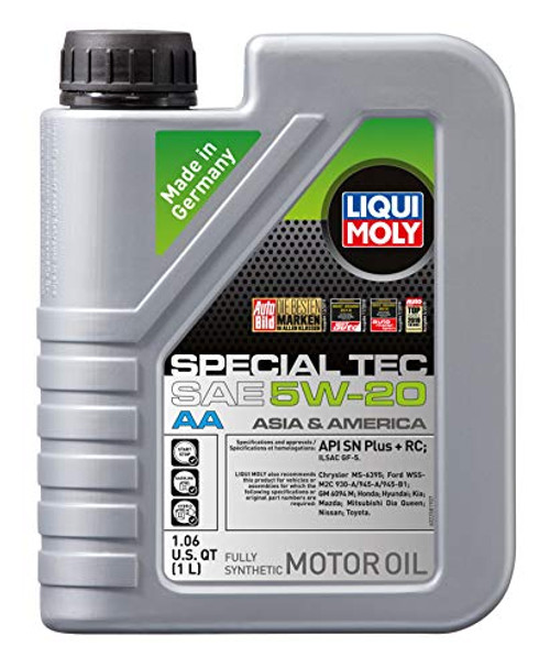 Liqui Moly 2258 Special Tec AA 5W-20 Motor Oil 1 Liter Liqui Moly 2258 Special Tec AA 5W-20 Motor Oil 1 Liter