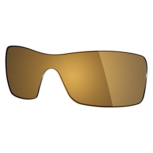 Mryok Polarized Replacement Lenses for Oakley Batwolf - Bronze Gold