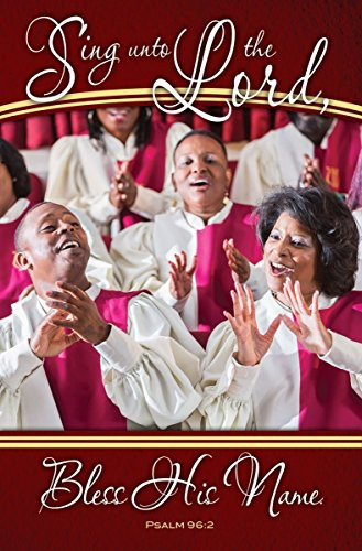 General Worship Bulletin - African American Heritage- "Sing unto the Lord..." - Bible Scripture - (Package of 100)