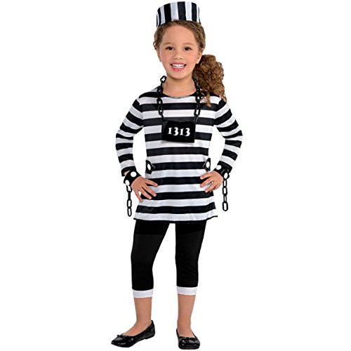 amscan 846884 Girls Trouble Maker Prisoner Costume X-Large 14-16 Years Old