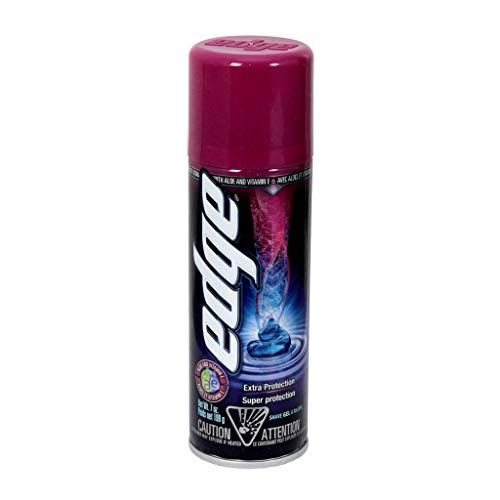 Edge Shaving Gel for Men Extra Protection with Aloe and Vitamin E 7 Ounce Pack of 6