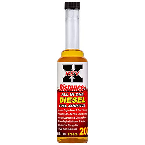 REV X Distance  Diesel Fuel Additive - 8 oz_ Treats 200 Gallons