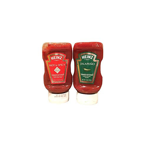 Heinz Ketchup Special Edition Variety 2 Pack of Jalapeno  and  Hot  and  Spicy
