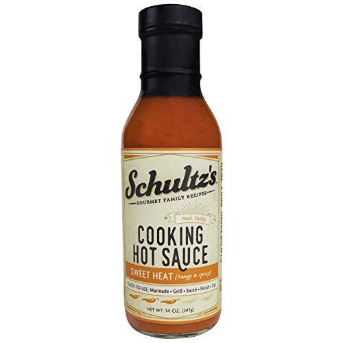 Schultzs Gourmet Cooking Hot Sauce Sweet Heat 14 Ounce