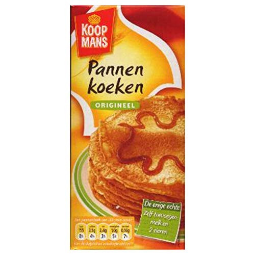 Koopmans Dutch Pancake Mix Pannen Koeken - 3-Packs - Original PannenKoeken Mix Dutch Holland Import 14_1 Oz_ Per Box