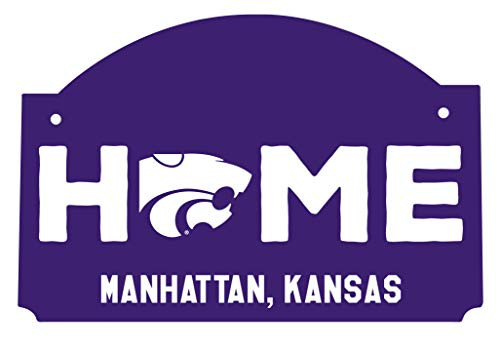 R and R Imports Kansas State Wildcats Wood Sign with String