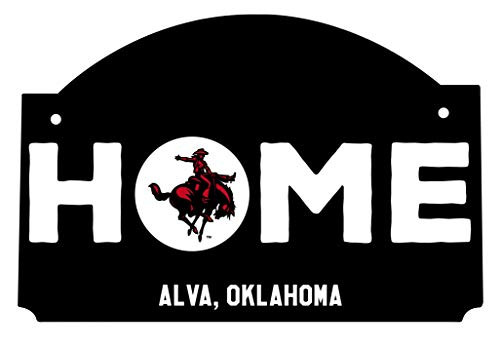 R and R Imports Northwestern Oklahoma State University Wood Sign with String R and R Imports Northwestern Oklahoma State University Wood Sign with String