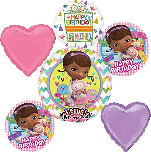 Doc McStuffins Party Supplies Birthday Sing A Tune Balloon Bouquet Decorations