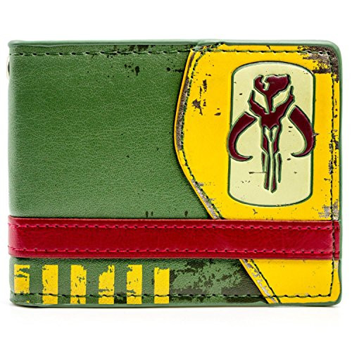 Star Wars - Mandalorian Green Bi-Fold Wallet 3 x 2in