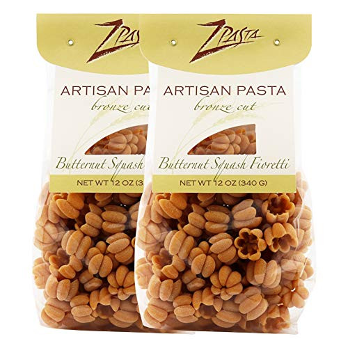 ZPasta Butternut Squash Fioretti - Bronze Cut Artisan Pasta 12 oz 2 Pack ZPasta Butternut Squash Fioretti - Bronze Cut Artisan Pasta 12 oz 2 Pack