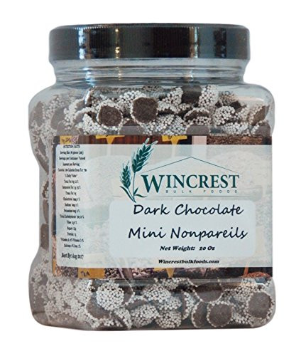Chocolate Nonpareils - 1_25 Lb 20 Oz Tub Mini Dark Nonpareils