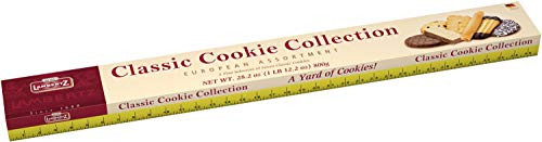 Lambertz Yardstick Holiday Cookie Assortment - European Collection of Seven Cookies - Huge 3 Foot Box 28_2 oz