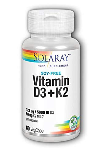Solaray Vitamin D3  and  K2 Vcaps