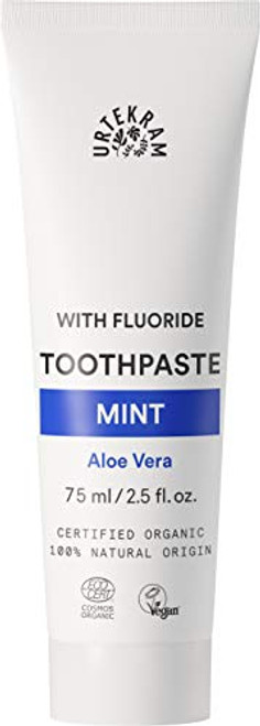 Urtekram Organic Mint with FLUORIDE Toothpaste 75ml Urtekram Organic Mint with FLUORIDE Toothpaste 75ml