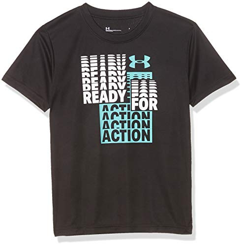 Under Armour Boys UA Ready for Action SS Black 6