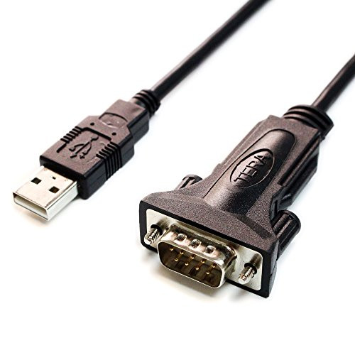 Tera Grand Premium USB 2.0 to RS232 Serial DB9 6' Adapter Cable - Supports Windows 10, 8, 7, Vista, XP, 2000, 98, Linux and Mac - Built with FTDI Chipset and Thumbscrews