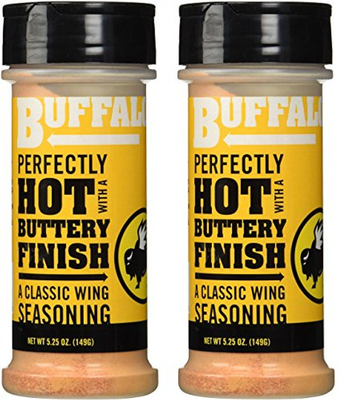 Buffalo Wild Wings Barbecue Sauces Spices Seasonings and Rubs For Meat Ribs Rib Chicken Pork Steak Wings Turkey Barbecue Smoker Crock-Pot Oven Buffalo 2 Pack