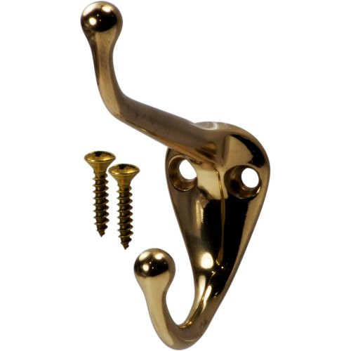 Coat and Hat Hook Brass
