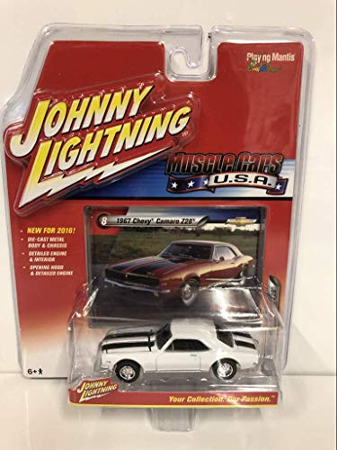 Johnny Lightning 2016 Muscle Cars USA 1967 Chevy Camaro Z28 White 8