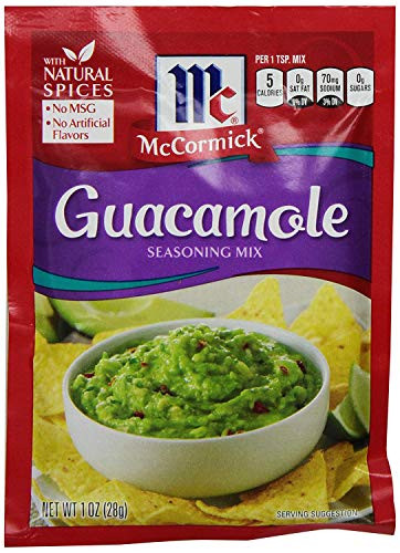 McCormick GUACAMOLE Seasoning Mix 1oz_ 9 Packets