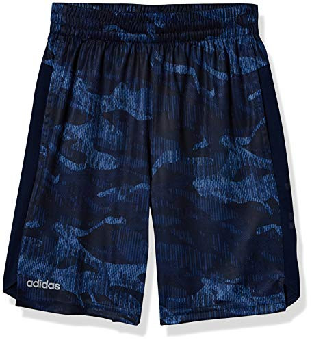 adidas Boys Little Active Sports Athletic Mesh Short Core Camo Navy 4
