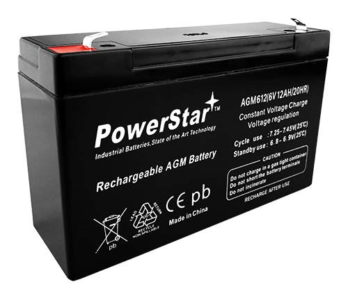 6V 12Ah Replacement Battery for Modified Powerwheels