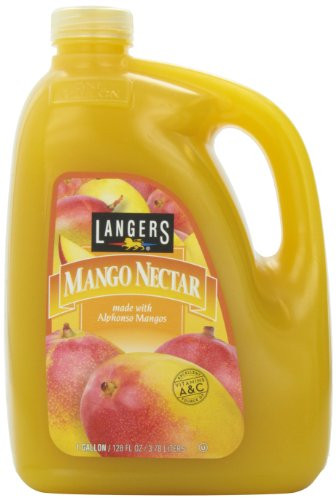 Langers Juice Mango Nectar 128 Ounce