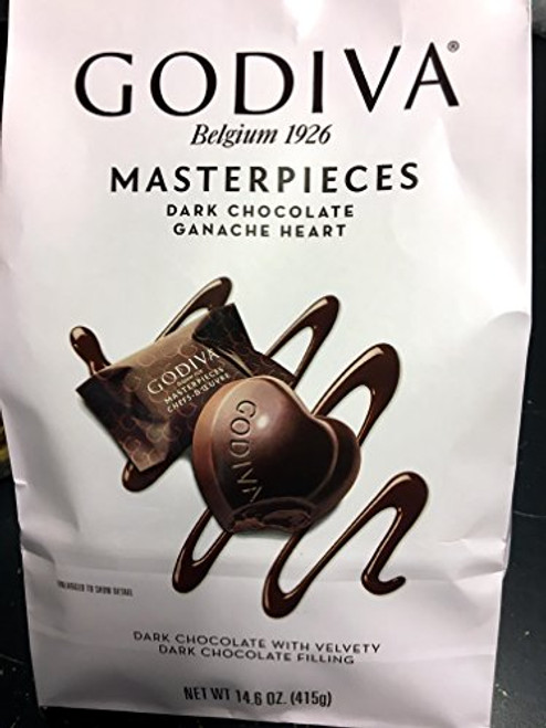 Godiva Belgium Masterpieces Dark Chocolate Ganache Heart 14_6 Oz Godiva Belgium Masterpieces Dark Chocolate Ganache Heart 14_6 Oz