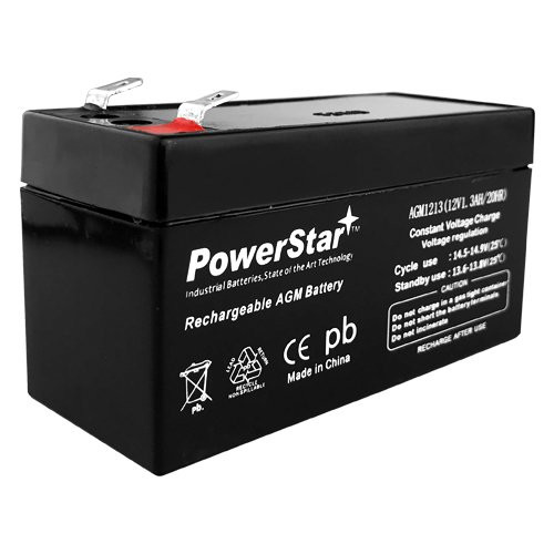 PowerStar Replacement UPG UB1213 SLA Battery 12V 1_3AH