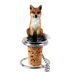 Conversation Concepts Fox Red Bottle Stopper