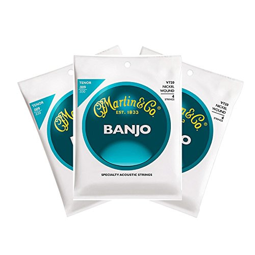 Martin V720 Vega Banjo 4 Strings _009 - _030 Tenor - 3 Packs