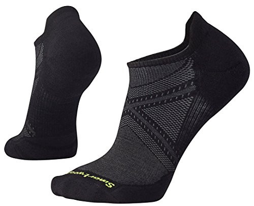 Smartwool PhD Run Light Elite Micro Black MD Mens Shoe 6-8_5