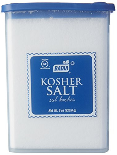 Badia Kosher Salt Can 8 oz Pack of 3