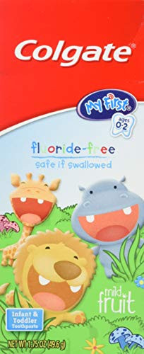 Colgate My First Baby and Toddler Toothpaste Fluoride Free 1_75 Ounce Each 4