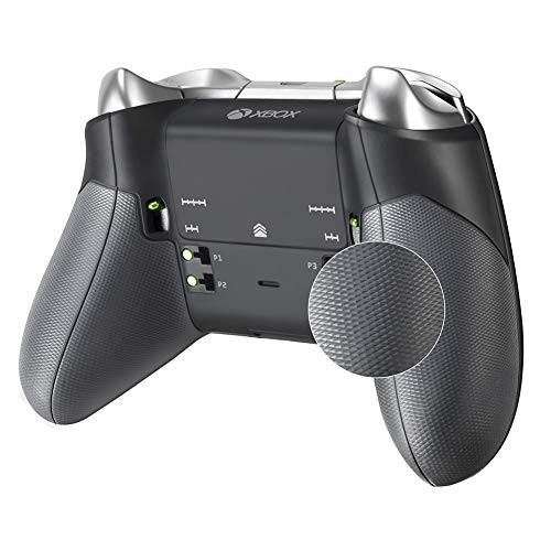 Elite Controller Replacement Grip Parts  Upgraded Rubberized Left Right Side Rails Rear Handle Back Panels Faceplates Shell Repair Accessories Kits for Elite Controller Model 1698