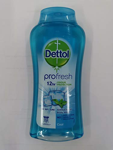 Dettol Shower Foam Cool 250ml-Protects against everyday germs - 100% Soap Free - pH Balanced - Contains Moisturiser