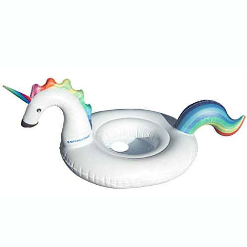 Swimline Inflatable Unicorn Baby Floating Lounger Raft Float for Swimming Pool