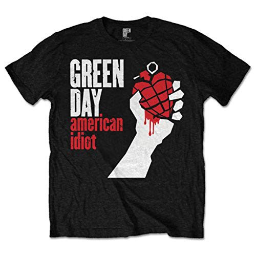 Green Day Mens American Idiot T-Shirt XX-Large Black